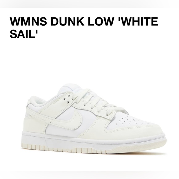 dunk low white sail
